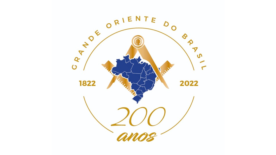 Logomarca dos 200 anos do Grande Oriente do Brasil - GOB